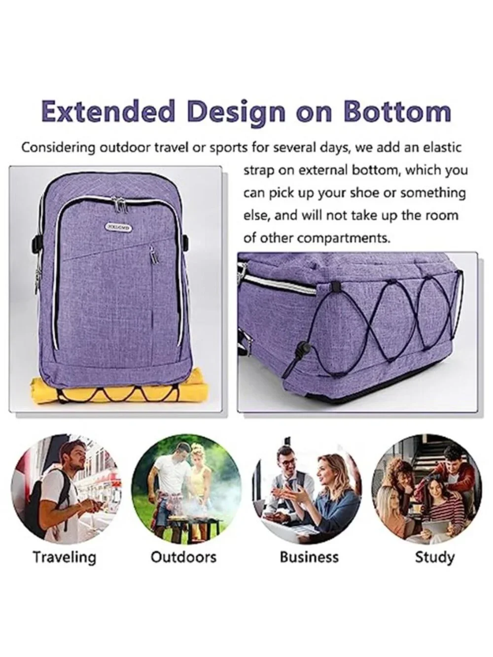 Travel Backpack Carry On Personal Item Laptop Bag USB Airline Underseat Luggage